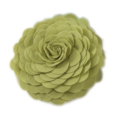 3D Rose Petal Round Throw Pillow – Available in 20+ Colors - Picture 41 of 42