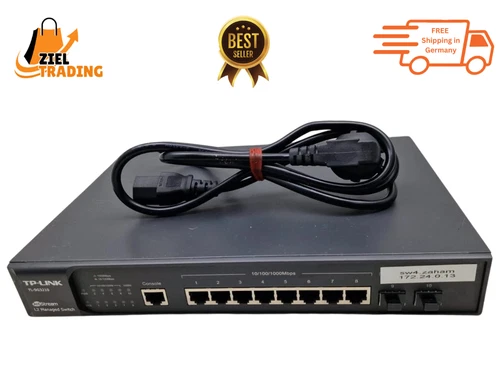 TP-LINK TL-SG3210 JetStream 8-Port Gigabit L2 Managed Switch with 2 SFP Slots