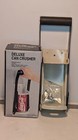 2 in 1 Deluxe Can Crusher/Compactor with Bottle Opener NEW IN BOX with screws