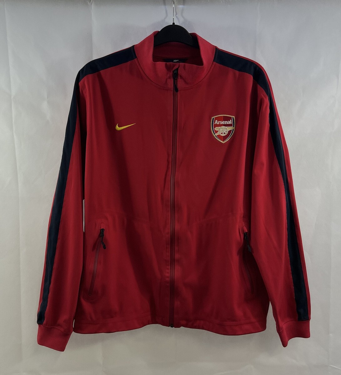 Arsenal N98 Track Football Jacket 2013/14 Adults XL Nike C83 | eBay