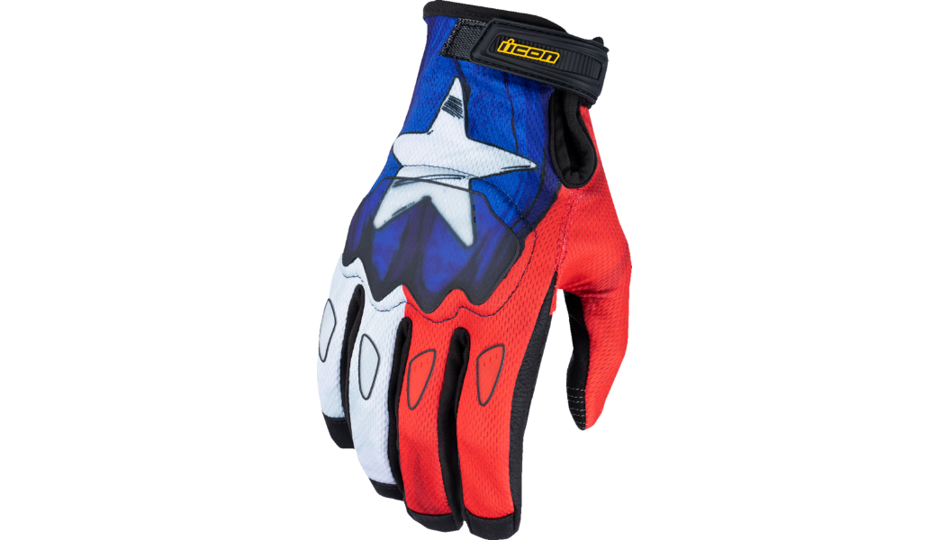 NEW ICON 33014718 - Hooligan™ CE Tejas Libre Gloves - Blue