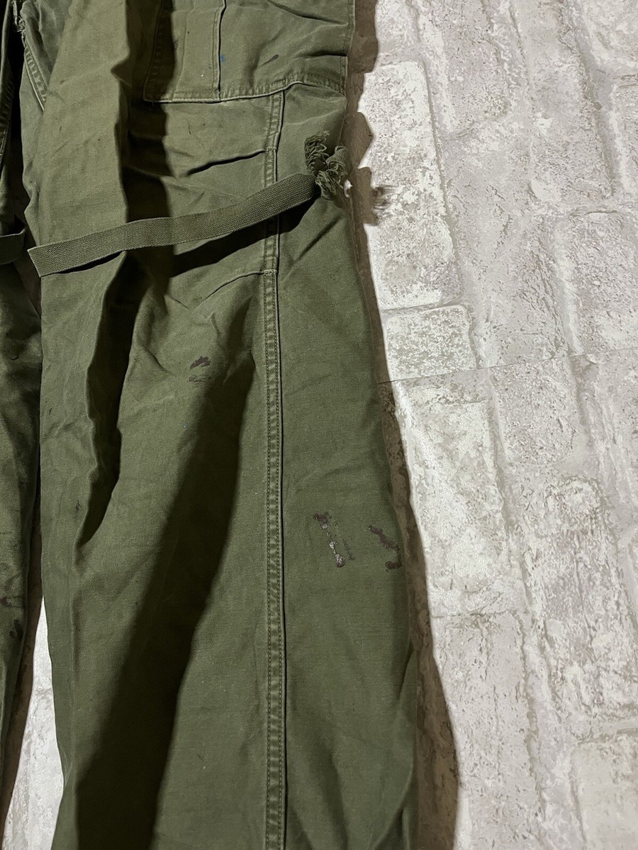US Army Military M-1951 Field Trousers Small Cargo Pants