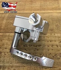 BILLET THUMB THROTTLE ASSEMBLY FOR YAMAHA BANSHEE YFZ RAPTOR 350 660 700 SILVER