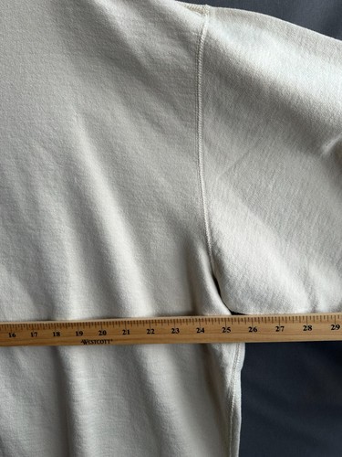 Non Fiction Sweatshirt mens 2XL Beige Tiger Brand Canada Crew Neck 90s Preppy - Picture 5 of 6