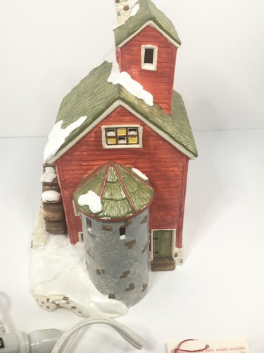 Dept 56 Snow Village "J. YOUNG GRANARY" #5149-7 IN ORIGINAL BOX Hand Painted - Picture 11 of 11