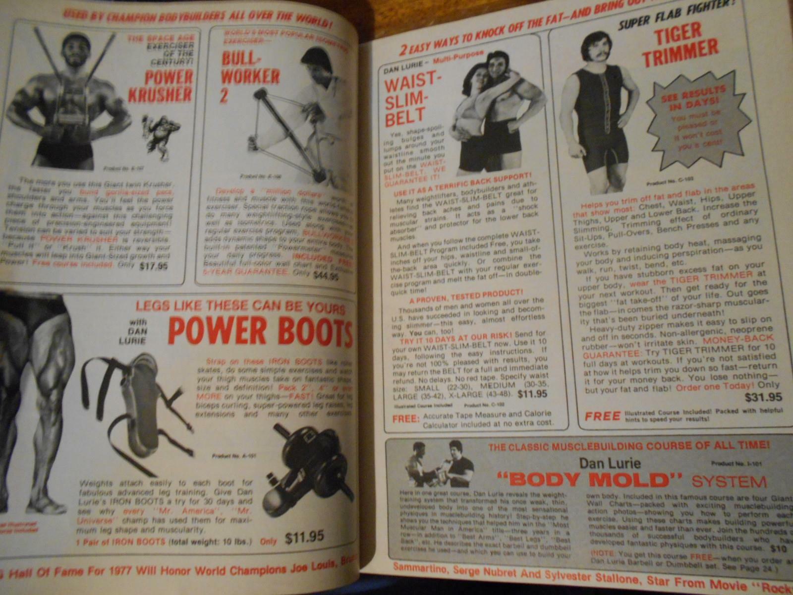 DAN LURIE bodybuilding MUSCLE TRAINING & SELF DEFENSE catalog RAPHAEL