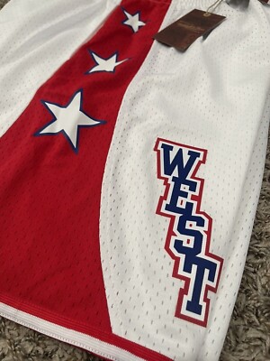 Mitchell & Ness 2004 All Star Game West Mens Swingman Shorts Size