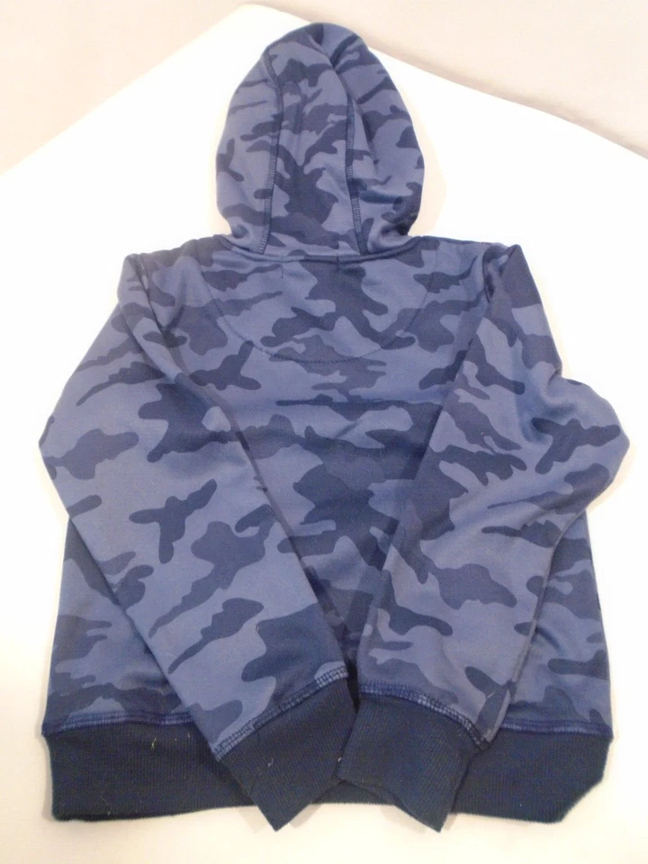 Moletom pulôver com capuz masculino DKNY tamanho 5 azul camuflado - Imagem 2 de 4