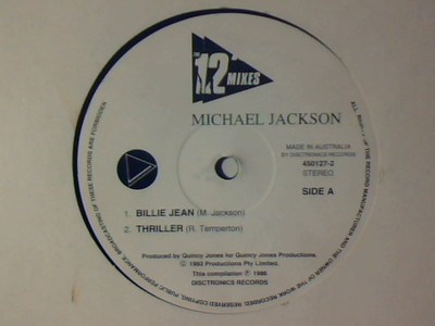 MICHAEL JACKSON Billie Jean - Thriller - Don't stop 'til you get enough 12'' RARO
