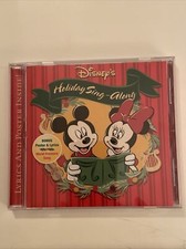 Disney  s Holiday Sing-Along CD Kids Christmas Music Holiday 2002 Mickey Mouse