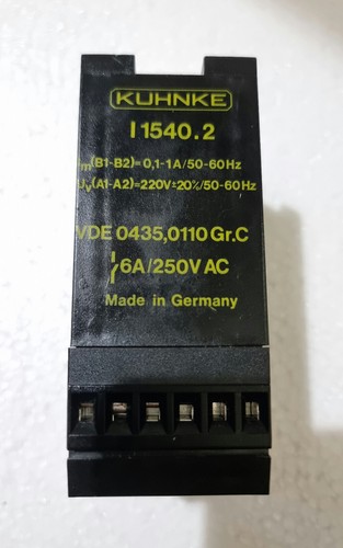 Nuevo relé de monitoreo de corriente KUHNKE AUTOMATION 1540.2 caja abierta envío rápido - Imagen 3 de 5