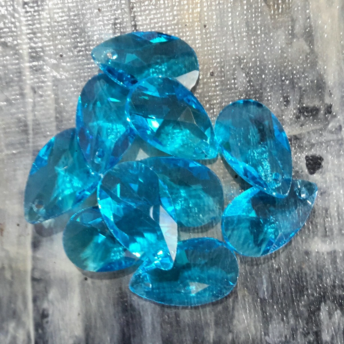 Faceted 2024 glass pendant