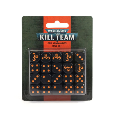 Warhammer 40,000: Kill Team - Ork Kommandos Dice Set [20ct
