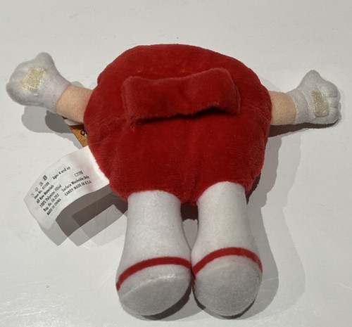 M&M Mutant Minis Swarmees Rikki Red Stuffed Animal Plush 1999 Vintage Toy - Picture 3 of 9