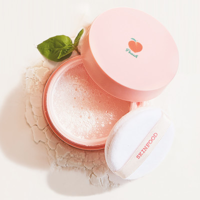 SKINFOOD Pfirsich Baumwolle Multi-Finish Pulver 5g koreanisches Make-up Original K-Beauty UK