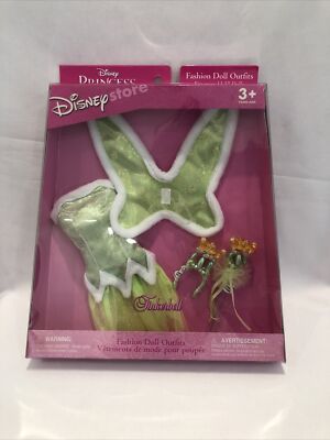 RARE Disney Store Exclusive Tinkerbell Tink Fashion Doll Barbie Outfit Wings NIB