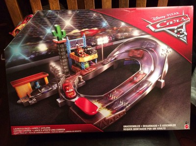 disney cars race track set