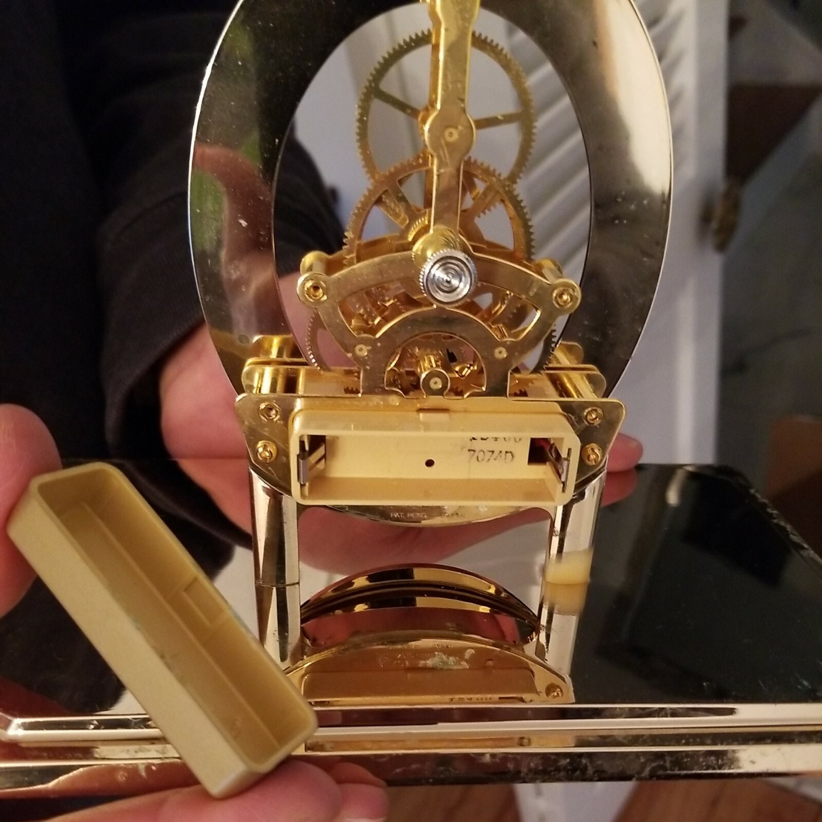 Vintage Seiko Pyramid Skeleton Clock NOT RUNNING! #9258