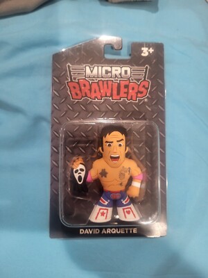 David Arquette Micro Brawler With Scream Mask WCW WWE Pro Wrestling Crate NEW