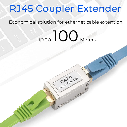 5pcs RJ45 Cat6 PoE Female to Female Coupler Shielded Ethernet Cable Extender P&P - 第 9/11 張圖片