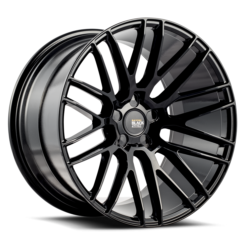 19 inch 19x9.5 Savini BM13 Gloss Black wheels rims 5x115 +38 | eBay