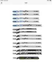 Bosch T14C 14 pc. Laminate/Wood/Metal T-Shank Jig Saw Blade Set