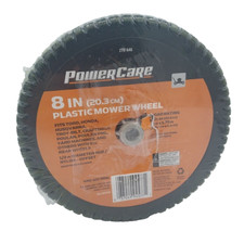 Powercare Universal Plastic Wheel for Lawn Mowers Replacement 8 in. x 1.75 in.