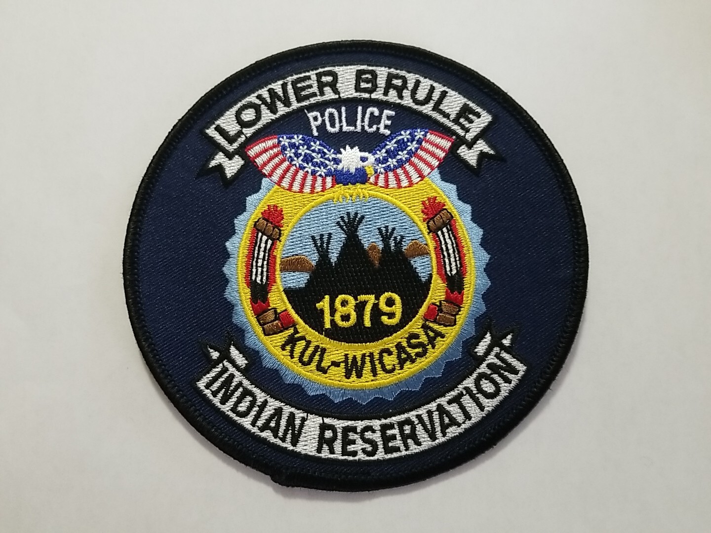 Lower Brule, South Dakota Tribal Police Patch KULWICASA eBay