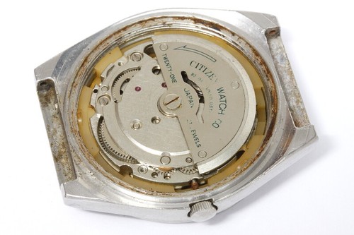 Citizen 8200-R01801RW automatic watch, run/stops needs revision -8433 - Foto 6 di 7