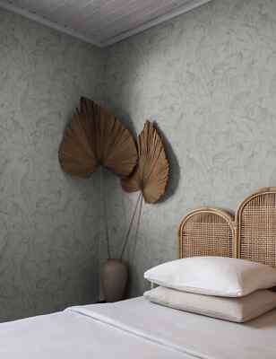 Scalamandre Anna Wallpaper Misty Blue By Sandberg