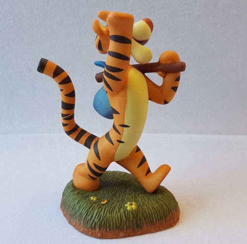 USA ENESCO DISNEY TIGGER mit SACK POOH & FRIENDS FIGUR 1998 PUUH EEYORE ROO IAAH - Bild 3 von 4