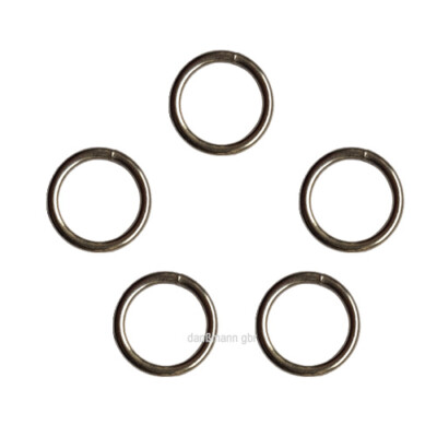 5 Stück O-Ringe Rundringe  Metall  ca.20 mm