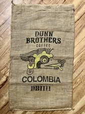 "Bolsa de café grande decorativa de arpillera de yute Colombia - 17"" x 30"""