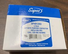 SUPCO CONTACTOR 40A 120V 3-POLE DP401203
