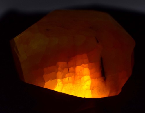 3066.75 Ct NATURAL Sapphire HUGE ROUGH Earth Mined CERTIFIED Yellow Gemstone - Picture 3 of 16