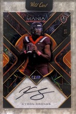 Kyron Drones Wild Card AutoMania 1/1 Autograph - Virginia Tech Hokies QB