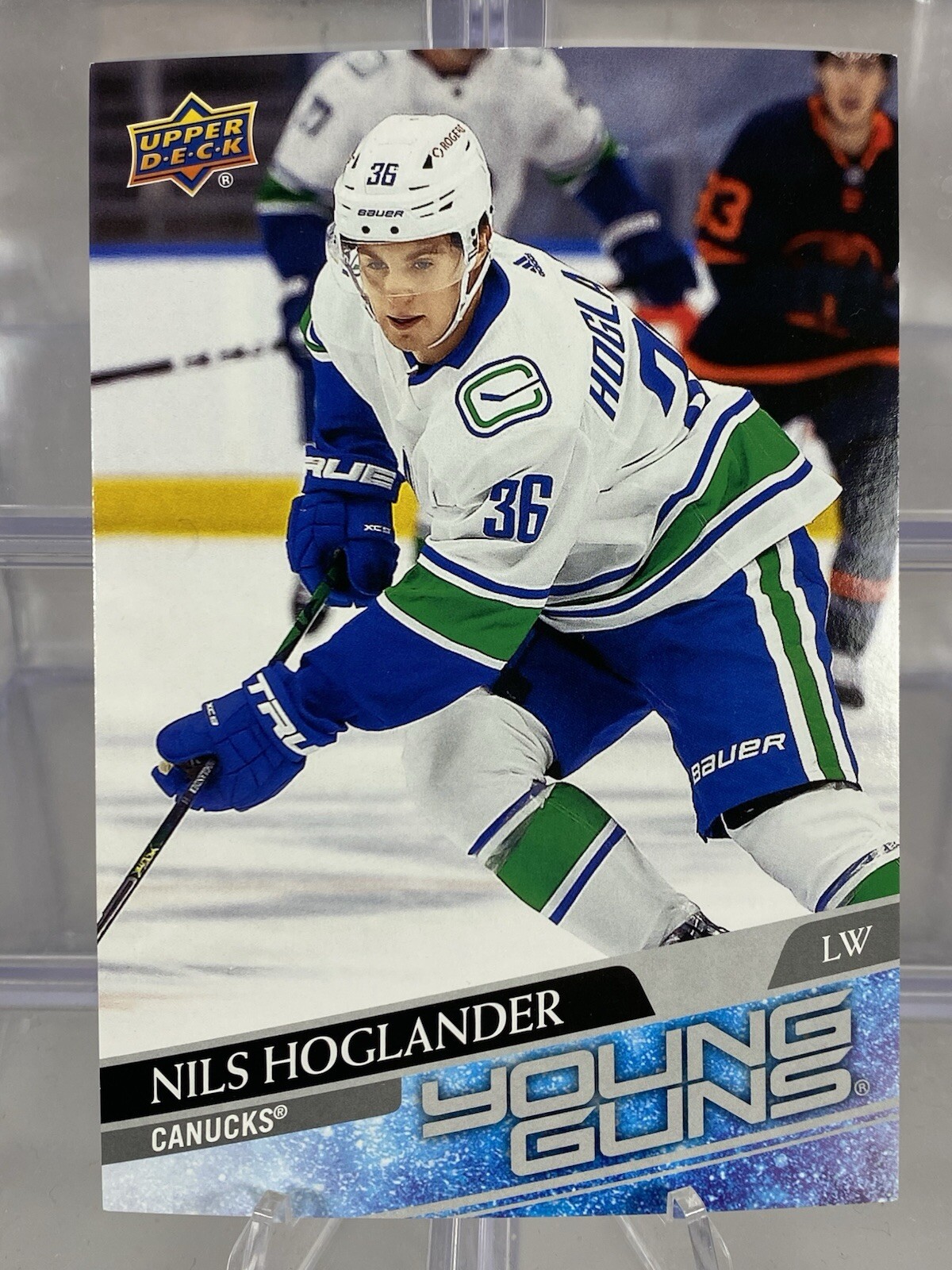2020-21 Upper Deck NILS HOGLANDER Young Guns #462 JUMBO SP RC 3.5x5” Canucks