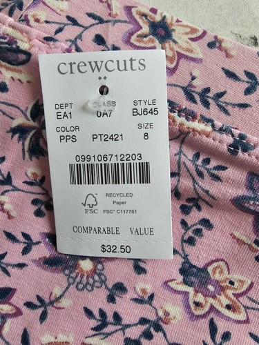 Girl's size 8 NWT J Crew Crewcuts leggings/stretchpants - Picture 2 of 8