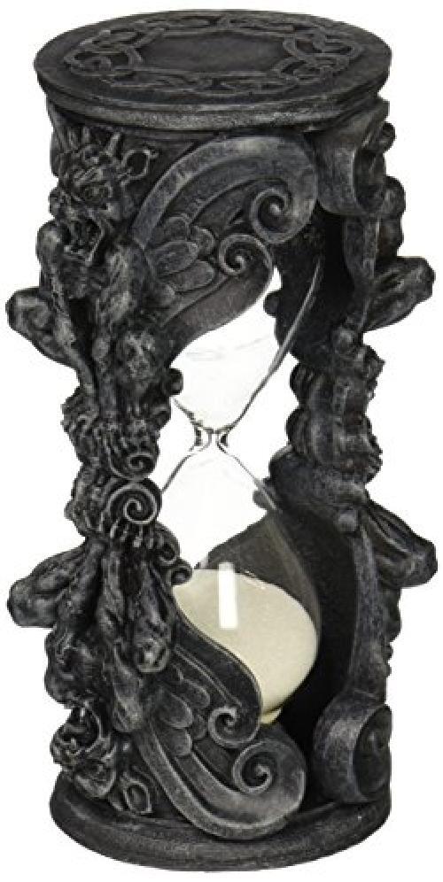 Design Toscano WU71561 Clessidra Gotica a Forma di Gargoyle i Granelli del Tempo