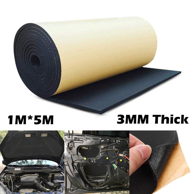 3mm Car Sound Proofing Insulation Closed Cell Foam Roll Noise