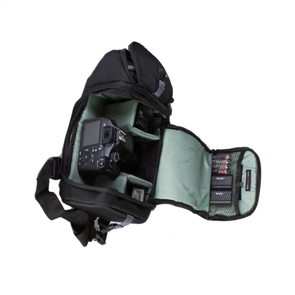 MOCHILA VIVITAR + TRÍPODE PRO 50" PARA CANON EOS T5 T5I T6 T6S T7 T3 T3I SL1 SL2 Foto 4 de 4