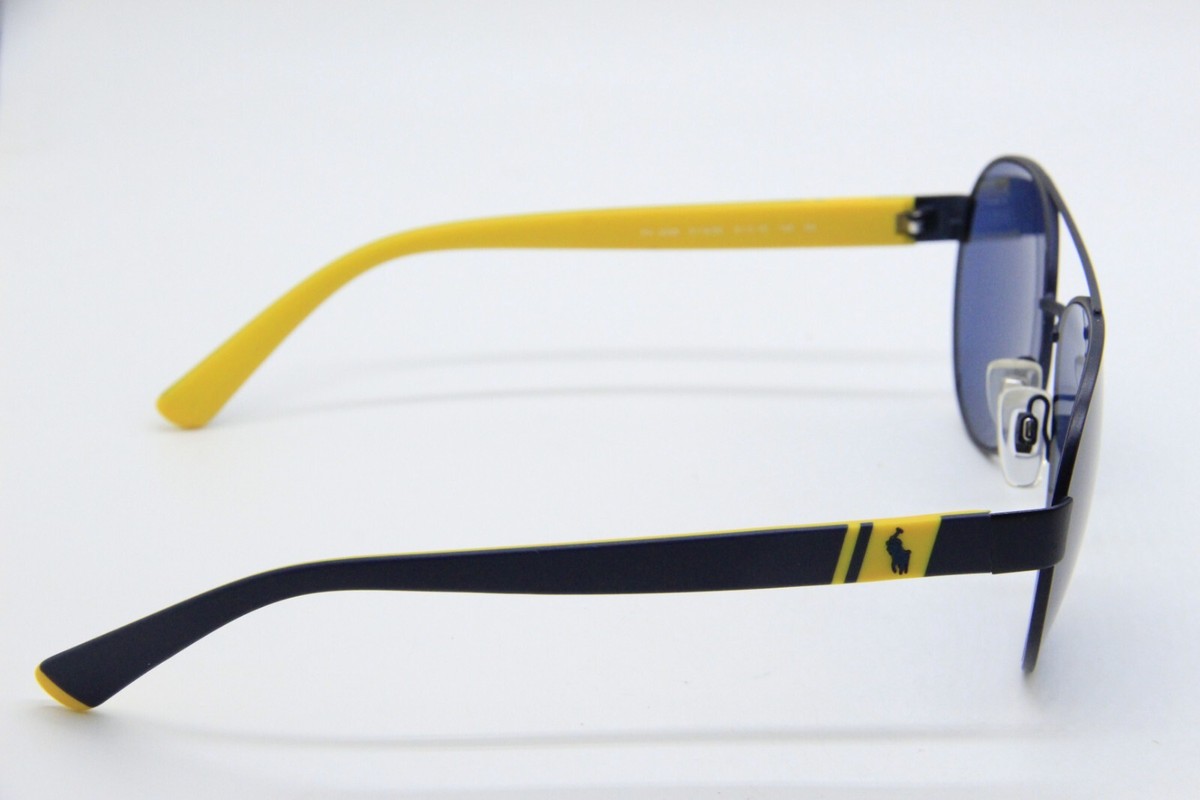 RALPH LAUREN PH 3098 9119/80 DARK BLUE YELLOW AUTHENTIC 