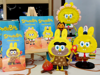 Pop Mart Labubu The Monsters SpongeBob SquarePants Series Figure