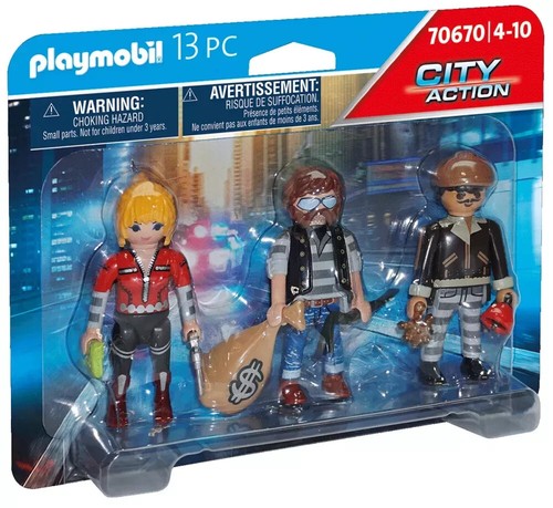 Playmobil City Action 70670 Equipe de bandits Figurines Jeux Construction Noël - Imagen 11 de 24