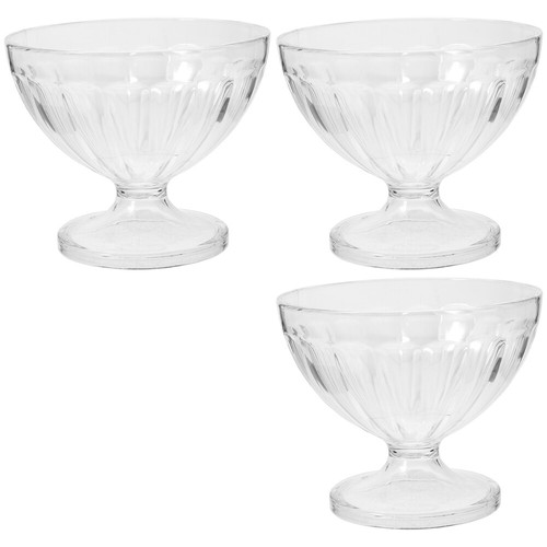 4 Pcs Ice Cream Cup Icecream Container Clear Cups for Party Child Fruit - Picture 7 of 12