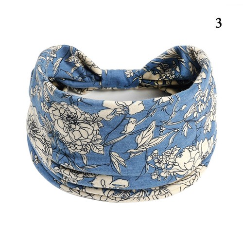 Boho Breit Damen Stretch Stirnband Turban Sport Yoga Verknotet Haarban ; | - Bild 26 von 102