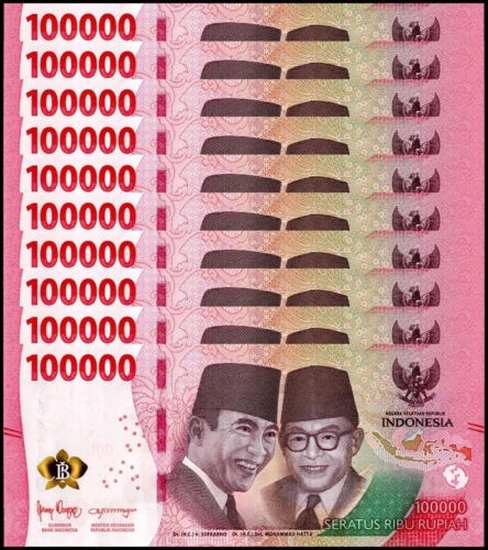 1 Million Indonesian Rupiah - IDR - 1,000,000 Indonesia Currency - 2022 Issue - Picture 3 of 3