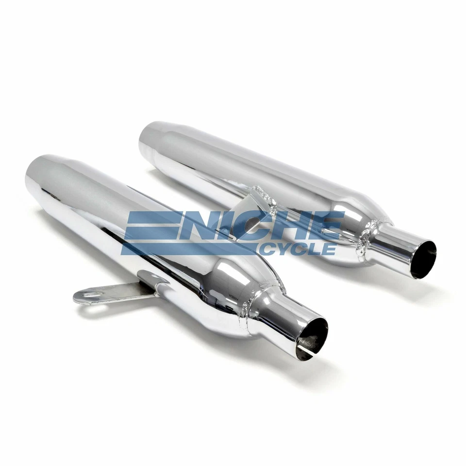 MAC Kawasaki 1985-1987 KZ454 454 LTD Taper Tip Muffler Pipes Slip-Ons * - Image 3 of 4