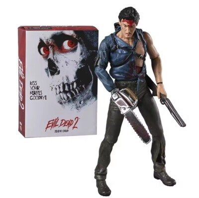 NECA Evil Dead 2: Dead By Dawn Limited Edition 7'' Action Figure Scary Boxed Gift