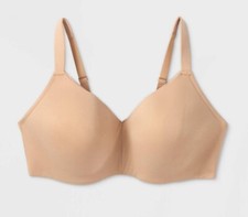 Women's Plus Size Wirefree Bra - Auden Beige Size 46DDD